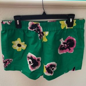 J. Crew Shorts - JCREW green floral shorts J. Crew Shorts - JCREW green floral shorts